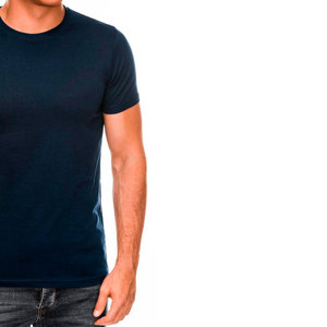 Nuevas Camisetas de Manga Corta con Cuello Redondo, Diseño Personalizado con Logotipo, 100% Algodón, Estilo Urbano, Transpirables, Antiarrugas para Hombre - Product Image 3