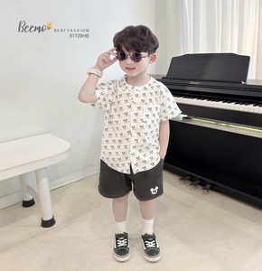 Vietnam Top Supplier Children's Clothing Set <b>Kids</b> <b>Pajama</b> Set Fashion Baby Clothes Summer Casual Toddler Boys Clothing Sets - Product Image 3