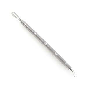 Extractor de Puntos Negros y Espinillas de Acero Inoxidable de Doble Punta, Aguja para Acné, Herramientas de Belleza para Rostro y Nariz con Logotipo Personalizado - Product Image 2