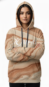 Sweat à capuche unisexe décontracté et ample avec impression par sublimation haute définition pour les collections de vêtements lifestyle - Product Image 2