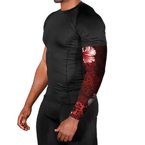 Manchon de bras unisexe à manches longues en soie glacée, imprimé par sublimation, protection solaire UPF50+ toutes saisons - Product Image 3