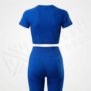 Leggings de yoga sans couture pour femme, personnalisables avec logo, vêtements de sport haut de gamme pour la gym, l'entraînement et le fitness - Product Image 2