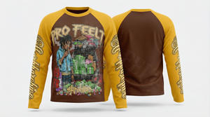 Fabricante de Ropa de Verano Personalizada al por Mayor OEM ODM, Camiseta de Manga Corta Raglán de Alta Calidad, Cuello Transpirable, Estilo Hip Hop para Hombre - Product Image 3