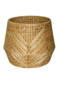 Chevron Water Hyacinth <b>Basket</b> Handmade Woven <b>Storage</b> <b>Basket</b> for Laundry <b>Toys</b> Blanket Rustic Farmhouse Decor Home - Product Image 1