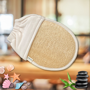 Natural Loofah Bath Glove Exfoliating Body Scrubber Eco Friendly <b>Shower</b> Mitt Biodegradable Spa Bath <b>Accessory</b> - Product Image 4