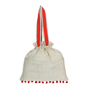 Custom Printed Jute Pouch with Handle Natural Fiber <b>Reusable</b> <b>Bag</b> for Branding Gifts and Wholesale Supply - Product Image 2