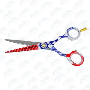 Tijeras de corte de pelo de diseño personalizado, tijeras de peluquero afiladas de acero inoxidable con tornillo elegante, peluquería profesional - Product Image 2