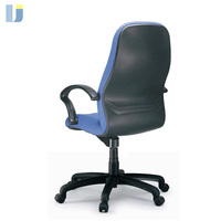 Silla de Oficina Ejecutiva de Diseño Moderno con Respaldo Alto, Cojín Ergonómico de Espuma PU, Estructura de Acero, Giratoria, Altura Ajustable, Tapicería de Tela