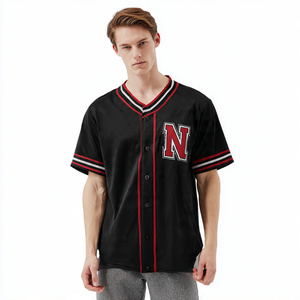 เสื้อเบสบอลซอฟต์บอลแบบขายส่งสำหรับเยาวชน สั่งทำได้ พร้อมชื่อและโลโก้ เนื้อผ้านุ่มสบาย ชุดกีฬา เสื้อแข่งซอฟต์บอลอเมริกัน - Product Image 3