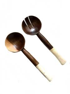 Servidor de ensalada de diseño premium con mango de hueso, utensilio para ensalada de hueso, herramientas para ensalada a precio de fábrica al por mayor - Product Image 6