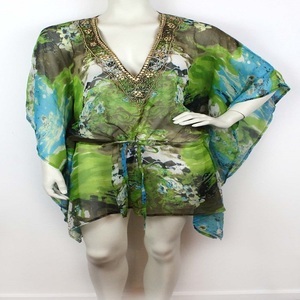 <b>Womens</b> Hand Embellished Beach <b>Kaftan</b> Thobe - Product Image 3