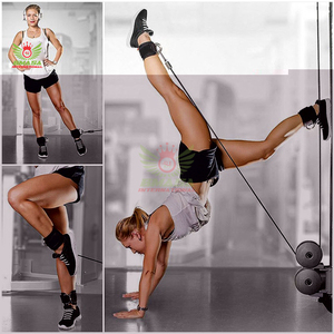 Adjustable <b>Ankle</b> Straps Custom Weight Lifting <b>Ankle</b> Straps Neoprene Material Gym Anklet Custom Logo Weightlifting <b>Ankle</b> Straps - Product Image 6