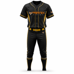 New Arrival <b>Baseball</b> Uniform Breathable Fabric Lightweight Comfortable Fit <b>Baseball</b> Uniform Ideal For Training Matches And Team - Product Image 2