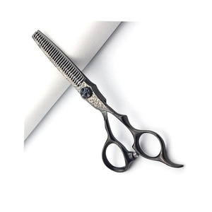 Ciseaux de coiffure professionnels pour la défrisage, ciseaux de barbier en acier inoxydable, outil de coupe texturant pour salon - Product Image 4
