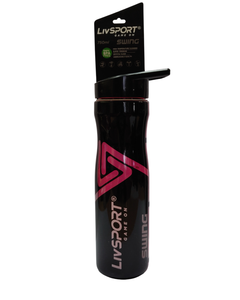 Bouteille d'eau sport élégante LIVIA LivSPORT 750ml Spike, pour l'hydratation en extérieur, anti-fuite, écologique, en PET, design incurvé, PP vierge - Product Image 1