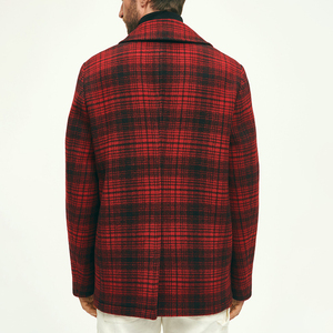 Manteau long classique pour homme avec épaules structurées, finition soignée et coupe élégante pour les collections formelles et saisonnières - Product Image 3