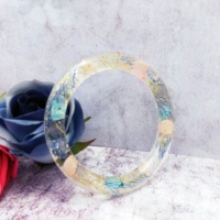 Molde de silicona redondo y 3D para manualidades de resina DIY, para hacer brazaletes y pulseras curvas