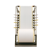 Rouleau de tissu tissé en PP jaune personnalisable de haute qualité, durable, de qualité alimentaire, résistant à la déchirure, thermoscellable, pour l'agriculture et le stockage des céréales