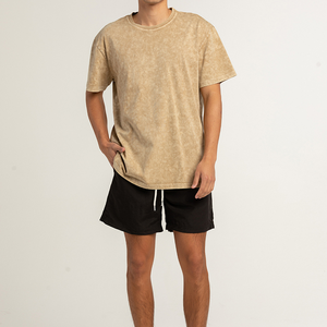 Camisetas para hombre con impresión de logotipo totalmente personalizada, lavado ácido, 100% algodón, impresión digital, colores y tallas personalizadas. - Product Image 2