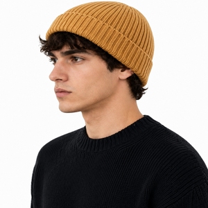 2026 Best Quality Unisex 100% Acrylic Jacquard Knit Soft Warm Breathable <b>Waterproof</b> Stretchable Adjustable Winter Fashion <b>Beanie</b> - Product Image 1