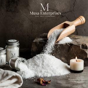 Sal de Baño Natural Blanca de Grano Fino Tallada, Terapia Mineral Pura para Spa, Relajante Baño Corporal, Mezcla Suave de Cristales para Bienestar - Product Image 4