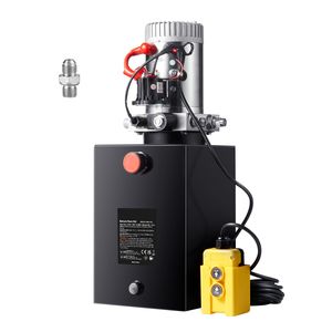 Nuova Unità Idraulica a Singolo Effetto da 20 Quarti, Portata 0,91 GPM, Pressione Massima 3200 PSI per Pompa Rimorchio Ribaltabile - Product Image 5