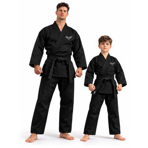 Uniforme de Artes Marciales Personalizado 100% Algodón Marrón para Hombres y Niños, Traje de Entrenamiento de Karate y BJJ Premium al por Mayor - Product Image 4