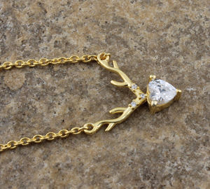 Collier de luxe en argent sterling 925 plaqué platine, zircone cubique vintage, qualité AAA, solitaire unisexe, bijoux d'anniversaire - Product Image 3