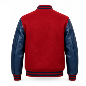 Blouson universitaire personnalisé pour homme en laine, style bomber, vêtement de sport, broderie de patchs, vente en gros, usine exportatrice, fournisseur OEM ODM - Product Image 2