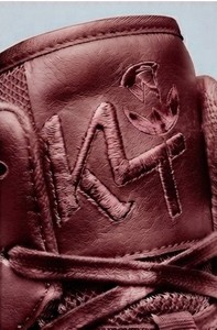 KLTW INT'L KL-BS-001 Chaussures de lutte montantes pour hommes, bordeaux, tige en PU, doublure en mesh, semelle extérieure en caoutchouc, baskets d'entraînement de combat, salle de sport, ring - Product Image 3
