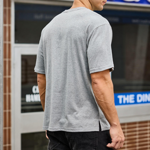 Camiseta Oversize de Diseño Personalizado, Ajuste Holgado, Mezcla de Algodón, Estilo Casual de Verano, Streetwear Moderno, Hombros Caídos, Manga Corta, Camiseta de Moda - Product Image 2
