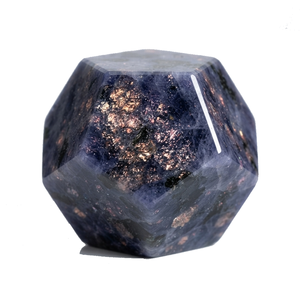 Iolita Natural Pulida, Dodecaedro Rayado, Piedra Geométrica, Cristal, Gema, Feng Shui, Piedras Curativas, Cristal Reiki - Product Image 6