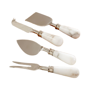 Hot Selling White Marble <b>Cheese</b> <b>Knives</b>, <b>Set</b> of 4 Premium Piece White Marble <b>Cheese</b> <b>Knife</b> <b>Set</b> - Product Image 1