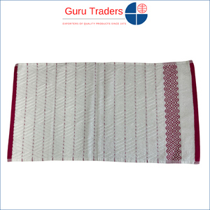 Serviettes de cuisine rectangulaires réutilisables et lavables en polycoton jacquard avec bordure décorative, fabriquées en Inde - Product Image 2
