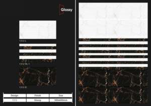กระเบื้องบุผนังเซรามิกเคลือบเงาพรีเมียมรุ่นใหม่ ขนาด 30x60 ซม. 300x600 มม. สำหรับตกแต่งผนังภายในเพื่อพื้นที่ที่มีสไตล์ - Product Image 4