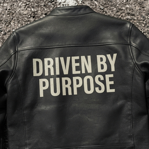 2026 Winter Genuine Leather <b>Biker</b> <b>Jacket</b> Men Stand Collar Zipper Back Printed Leather <b>Jacket</b> Men's - Product Image 3