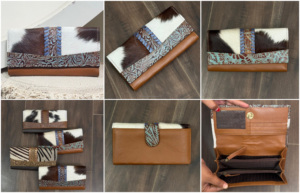 กระเป๋าสตางค์หนังวัวแท้ใส่บัตรได้หลายใบสำหรับผู้หญิงกระเป๋าคลัทช์ยาวสไตล์แฟชั่นคุณภาพสูง - Product Image 3