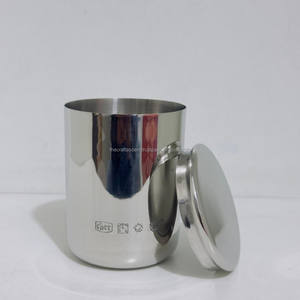 Portavelas Redondo de Cobre de Alta Calidad con Acabado Pulido, Contenedor de Velas Vacío Hecho a Mano de Lujo para Uso Religioso, Navidad - Product Image 2