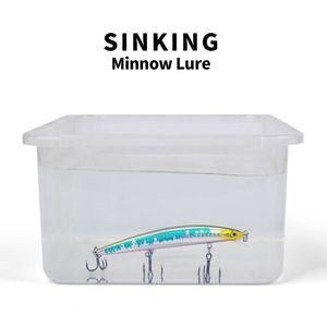 Señuelo duro tipo Minnow <span class=keywords><strong>de</strong></span> 12.5cm y 16g con anzuelo Blood Trough, señuelos artificiales para <span class=keywords><strong>peces</strong></span> depredadores <span class=keywords><strong>de</strong></span> agua dulce y salada. - Product Image 6