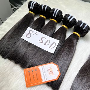 Ready to Ship Weft Bone Straight <b>Hair</b> 8 10 Inches Thickness End Super Double Drawn 100% Vietnamese Raw <b>Hair</b> Extensions - Product Image 3