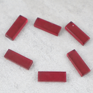 Tourmaline rose naturelle, quartz hydro, cabochon, pierre précieuse de forme rectangulaire 10x20mm, pierre en vrac pour la fabrication de bijoux, vente en gros - Product Image 3