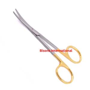 Ciseaux manuels en acier inoxydable médical BISONS pour la dissection tissulaire (type TC McIndoe Metzenbaum) - Product Image 2