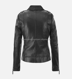 Vente en gros Nouveau Veste en cuir pour femmes coupe-vent à col artificiel Vêtements de mode pour femmes Veste en cuir pour femmes pakistanaises tendance - Product Image 4