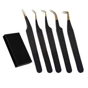 Pinzas para Pestañas de Alta Calidad, Herramienta Profesional para el Cuidado de las Pestañas, Accesorio de Maquillaje de Acero Inoxidable Duradero - Product Image 1