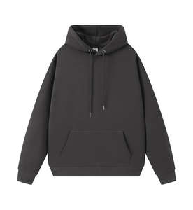 Sudadera con Capucha Negra Lisa para Hombre, Unisex, al por Mayor, Personalizable, 330 g/m², Modelo 2025 - Product Image 5