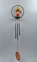 Campana de Viento Hanuman de 90 mm, Material PVC/ABS, Campana Decorativa Moderna para Colgar, Decoración Espiritual Feng Shui para el Hogar, Oficina, Balcón, Jardín