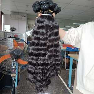 Doble trama hecha en Vietnam 2025, extensiones de cabello vietnamitas Ocean Wave Weft Hair Double Weft - Product Image 1