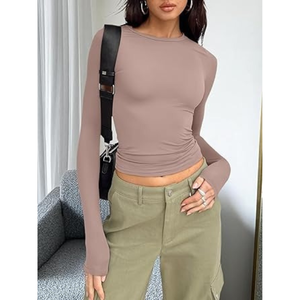 Sudadera Casual de Manga Larga para Mujer, Estilo Urbano, Cuello Redondo, Sudadera con Capucha para Invierno - Product Image 6