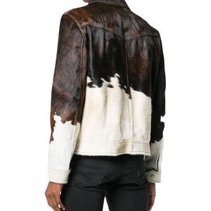 Chaqueta de Cuero Vacuno Estilo Bomber para Hombre, Diseño Clásico de Motociclista, Cierre Asimétrico, Casual, Personalizable - Product Image 3
