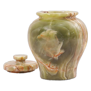 Decorative Handmade Onyx And Marble Urn For <b>Memorial</b> <b>Keepsake</b> And Timeless Onyx And Marble Urn In Low MOQ - Product Image 6